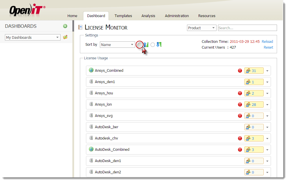 Click on image to enlarge License-Monitor-Portal