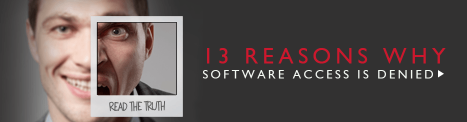 Software-access-denied