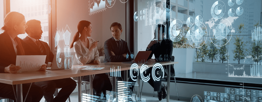 IT Team meeting in a conference room