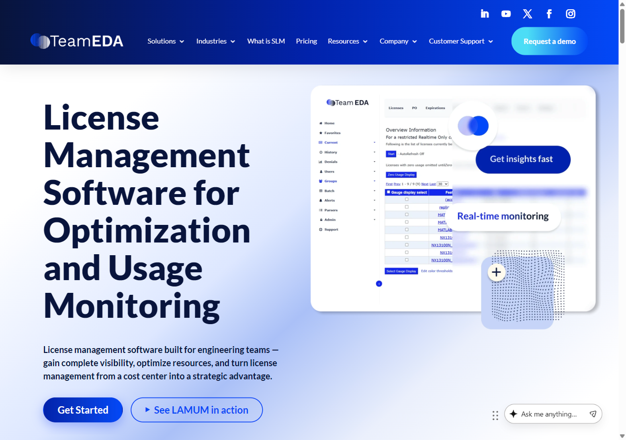 TeamEDA LAMUM product page screenshot